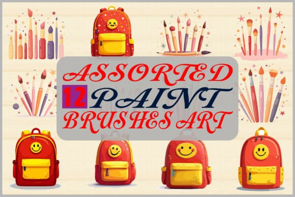 Assorted Paint Brushes Art Bundle Review