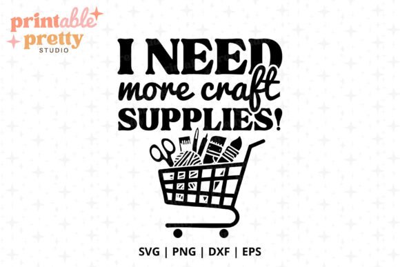 Funny Crafter Quote SVG Graphics for Crafts