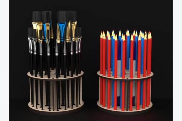 Laser Cut Makeup Paint Brush Holder: A Review for Stands & Sellers