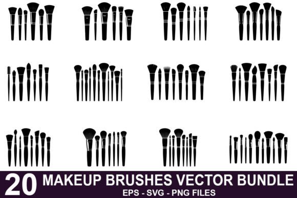 Makeup Brushes Vector Bundle: A Graphics & Crafts Review for Sellers