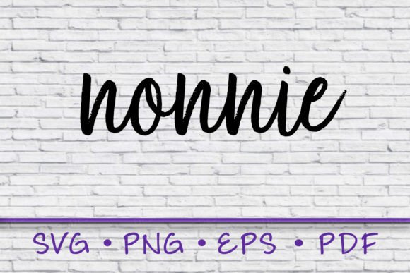 Nonnie Svg: A Graphic Design Asset for Real Crafts